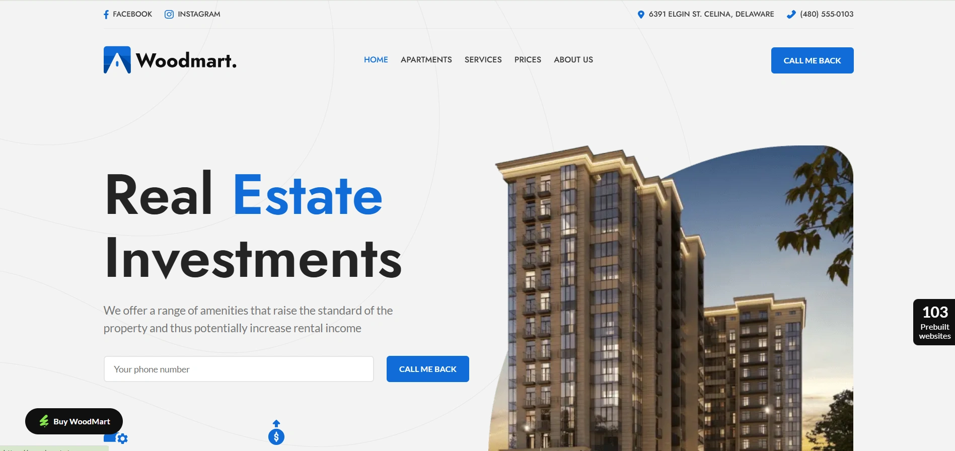 Custom Real Estate Website Designed by TechHelio in Sikar