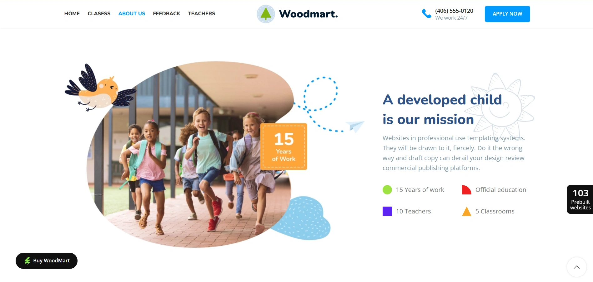 Custom School Management Website Designed by TechHelio in Sikar